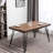 7-Piece Dining Set, Hairpin Dining Table With 6 Chairs,-1702896261