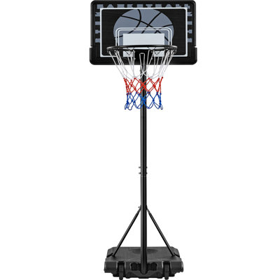 Adjustable Height Foldable 76Cm Metal Portable Basketball Hoop