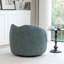 Fauteuil demi-tonneau pivotant en velours Aastha-238670037