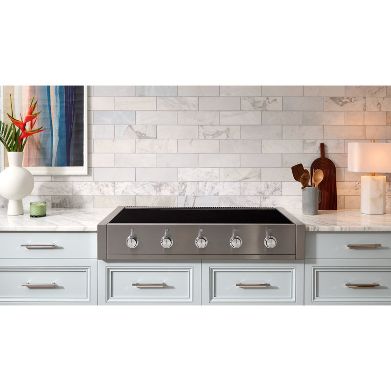 Mercury 48" Induction Range Top, Gloss Black