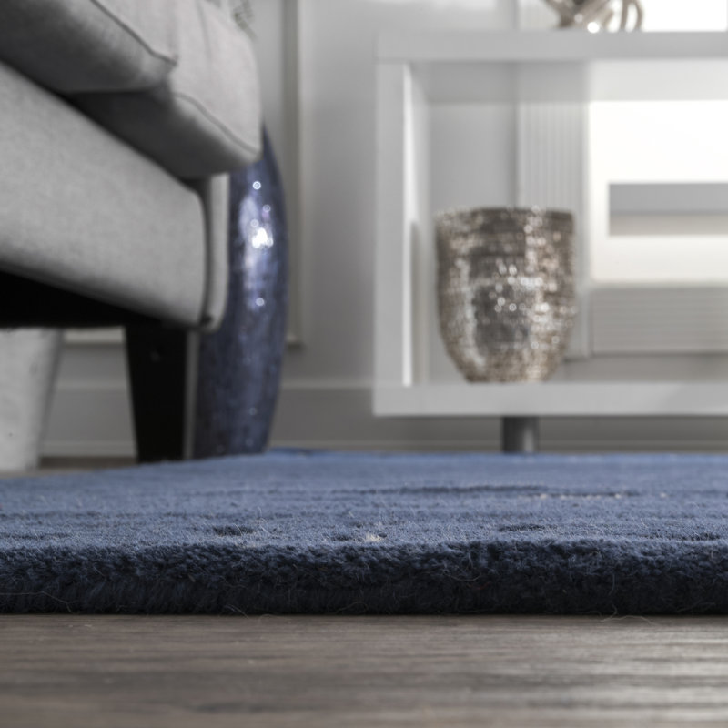 Tapis rayé en laine Xzayden, Rectangle 5 pi x 8 pi