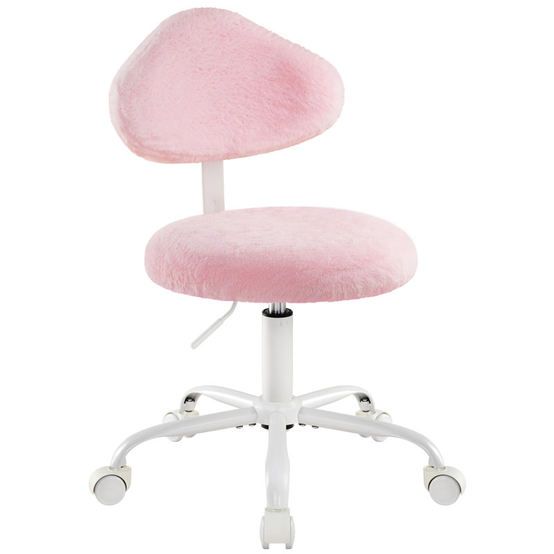 Upholstered Swivel Accent Chair, Pink