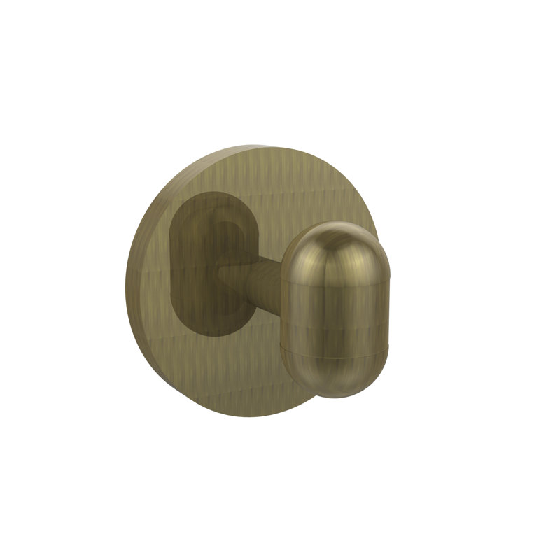 Itzhak Wall Mounted Utility Hook, Antique Brass