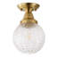 1-Lampadaire circulaire en cuivre pour intérieur, style ferme ou école