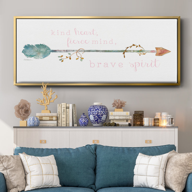 Brave Spirit - toile encadrée, H 20 po x l 50 po