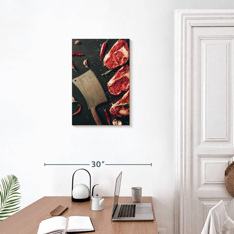 Yarlin Spiced Raw Steak, 24" H x 16" W
