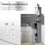 Armoire de rangement autoportante pour salle de bain de 54 po de hauteur avec tablette à 2 niveaux et tiroirs, organisateur en lin étroit pour les petits espaces-1088093547