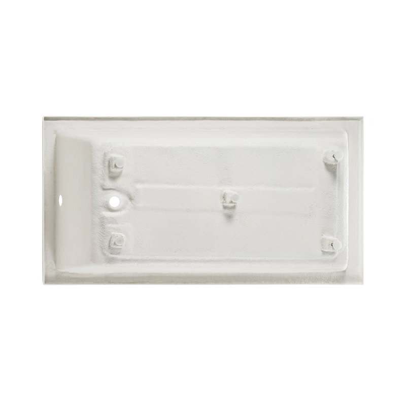 Voltaire 66" White Acrylic Alcove Bathtub with Jets