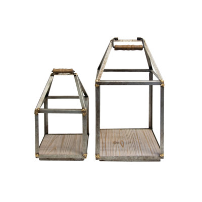 13.75'' H Metal Tabletop Lantern