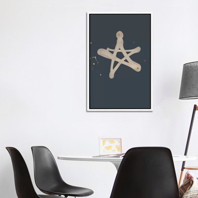 A New Star Is Born (Dark Blue Version) by Thoth Adan - Gallery-Wrapped Canvas Giclée on Canvas