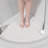 Corner Shower Mat Non Slip - 21 X 21 Inches Corner Shower Mats For Inside Shower, Non Slip Triangle Shower Mat, Corner Shower Stall Mat With Suction Cups, Machine Washable, White