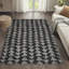 Tapis noir / crème Kellman-1782965787