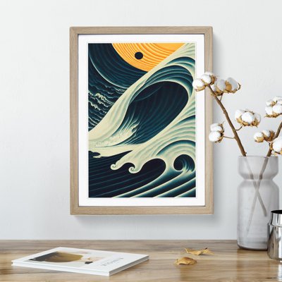 Vintage Ocean Wave Art No.4 - Wall Art