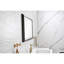 Miroir de salle de bain 40 po x 24 po à DEL avec cadre en aluminium, fixation murale, brouillard, 3 températures de couleur, gradation continue, fonction mémoire brun, miroir à réflexion claire, réglage de la luminosité, blanc