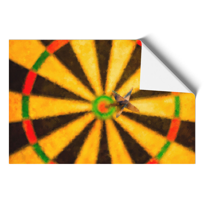 Bulls Eye Dartboard - No Frame Print, 30cm H x 42cm W x 0.1cm D