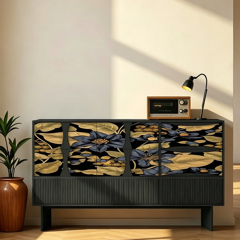 Buffet de style rétro moderne