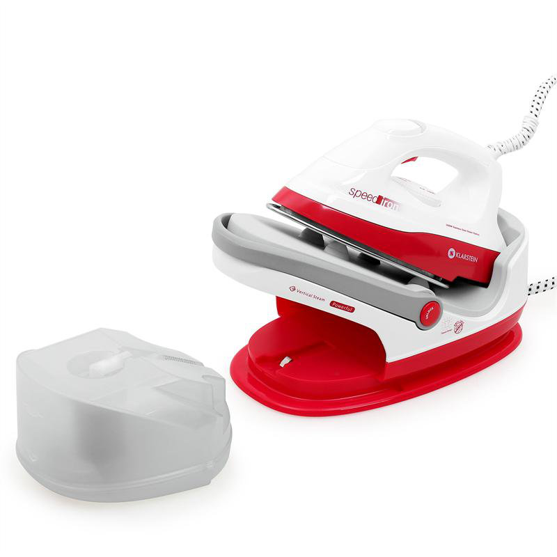 Klarstein 2400W Garment Steamer, White/Blue