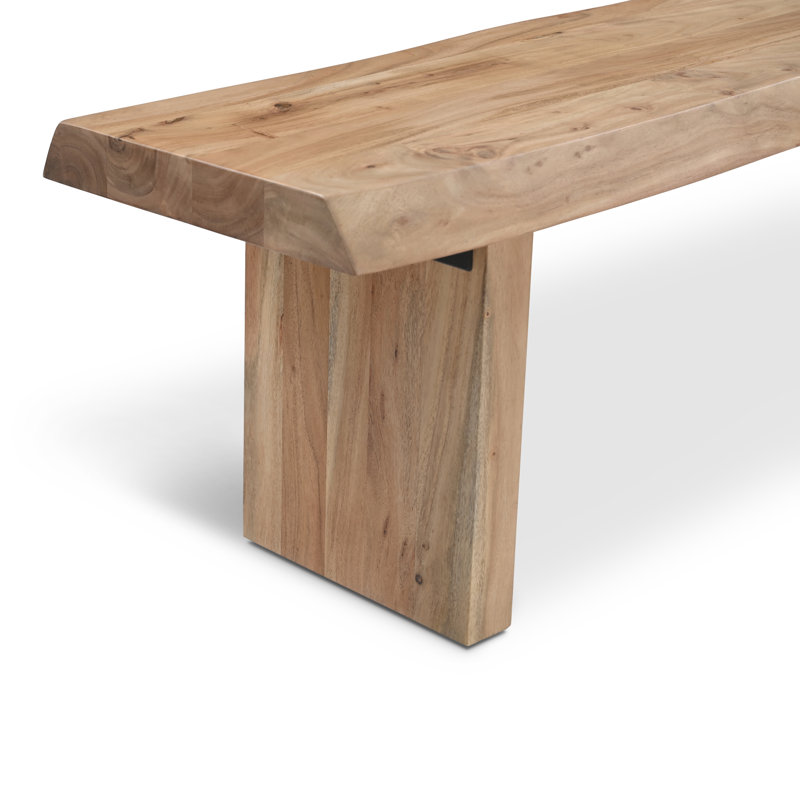 Modern Brazilian Bello Bench, 18" H x 65" W x 15" D, Teak
