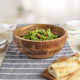 Fitz and Floyd  Natural Wood Large Serve Bowl