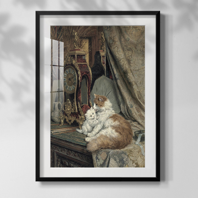 «Vintage Portrait Print», impression encadrée