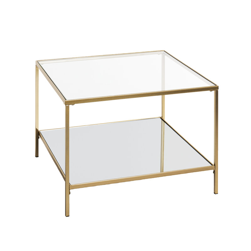 Trumbo Glass Top End Table