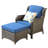 Gering Premium All-Weather Wicker 5 - Person Patio Conversation Set with Cushions-67013958