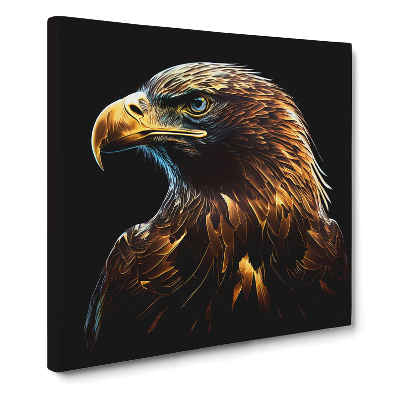 Eagle Graphic Art No.1 - Print, 35cm H x 35cm W x 3cm D