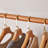 Heavy‑Duty Solid Wood Freestanding Clothes Rack, A‑Shaped Garment Hanger Stand with Bottom Storage Shelf & Side Hooks, Clothing Display Rack-2136306886