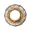 Mini-luminaire suspendu 4 po en plumes de paon Tiffany