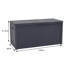 Sol 27 Outdoor Southwest 125cm W 430L Water Resistant Plastic Lockable Deck Box-1088054743