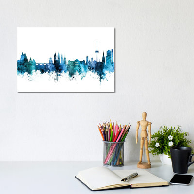Koblenz, Germany Skyline by Michael Tompsett - Wrapped Canvas Gallery-Wrapped Canvas Giclée