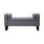 Linen Upholstered Storage Bench