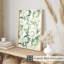 Floral, sauge, fleurs vertes, chalet non encadré-1066233532