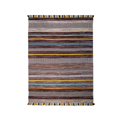 Chiodo Striped Hand Woven Area Rug