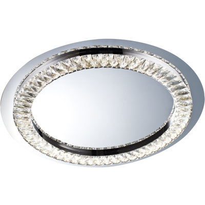 Plafonnier encastré en cristal Ryann