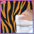 Orange Black Tiger Stripes Comforter-124117118