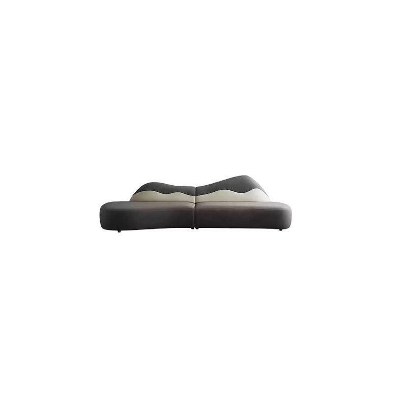 Nordic simple small family sofa, 31.5" H x 102.36" W x 35.43" D