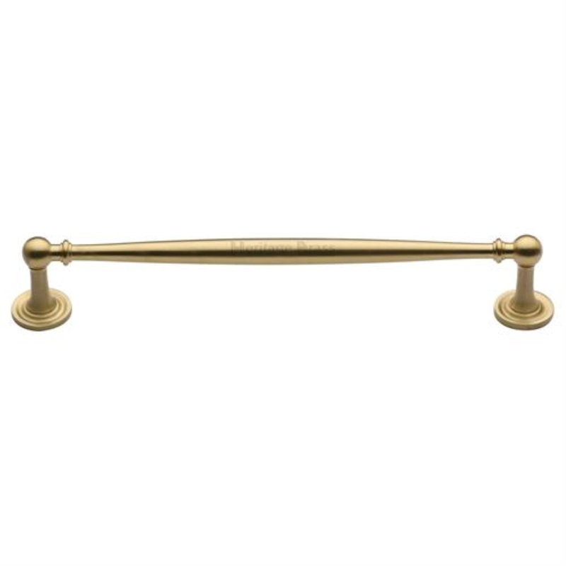 Heritage Brass Heritage Cabinet Pull Colonial Design, 9.6cm H x 2.5cm W x 12.1cm D, Satin Brass