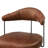 Open Backrest Genuine Leather Bar Stool-554314869