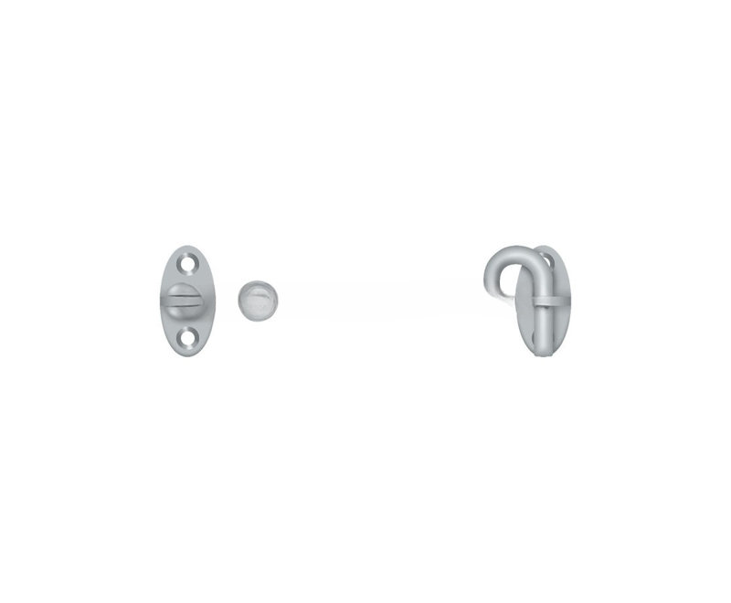 Cabin Swivel Hooks, Brushed Chrome