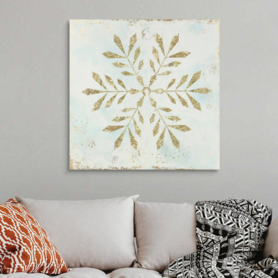 Flocon de neige scintillant II-reproduction d’art sur toile