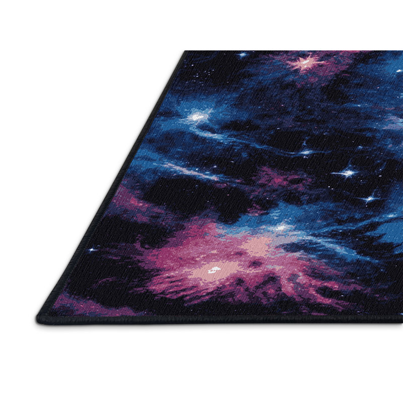 Tapis gris lavable à la machine, Rectangulaire 7 pi x 10 pi