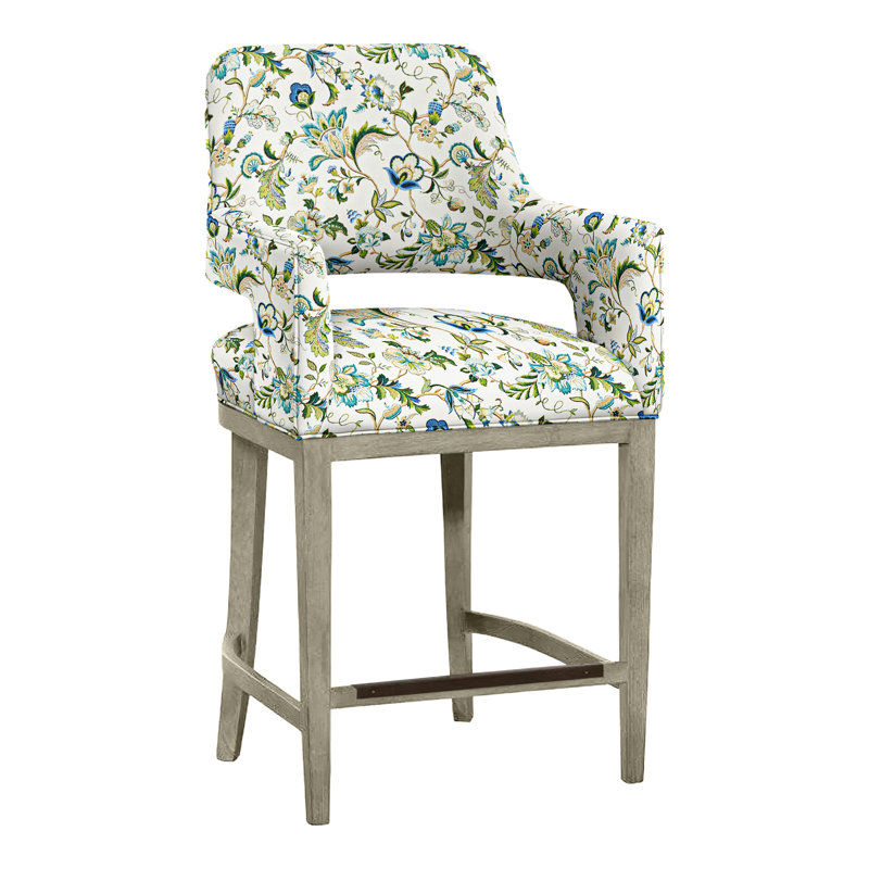 Tabouret de bar et de comptoir Josie, Amande chamois, Perigold Ingrid 316, Tabouret de comptoir (siège d'une hauteur de 26,5