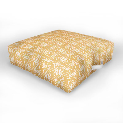 Indoor / Outdoor Geometric Floor Pillow