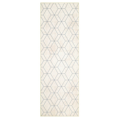 Modern Geometric Washable Throw Rugs for Dining Room and Living Room