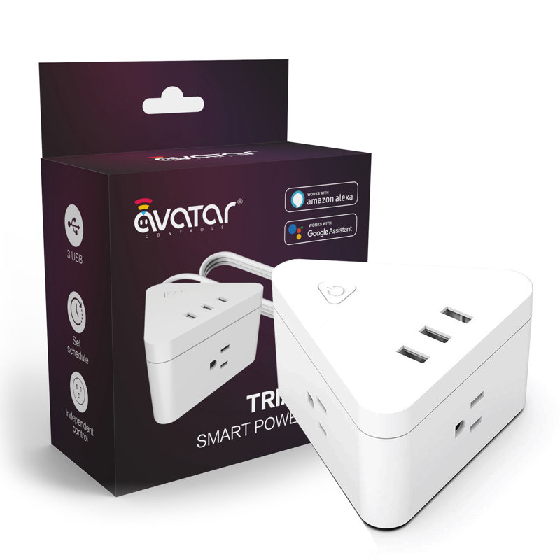 Prise de courant triangulaire Smart WiFi