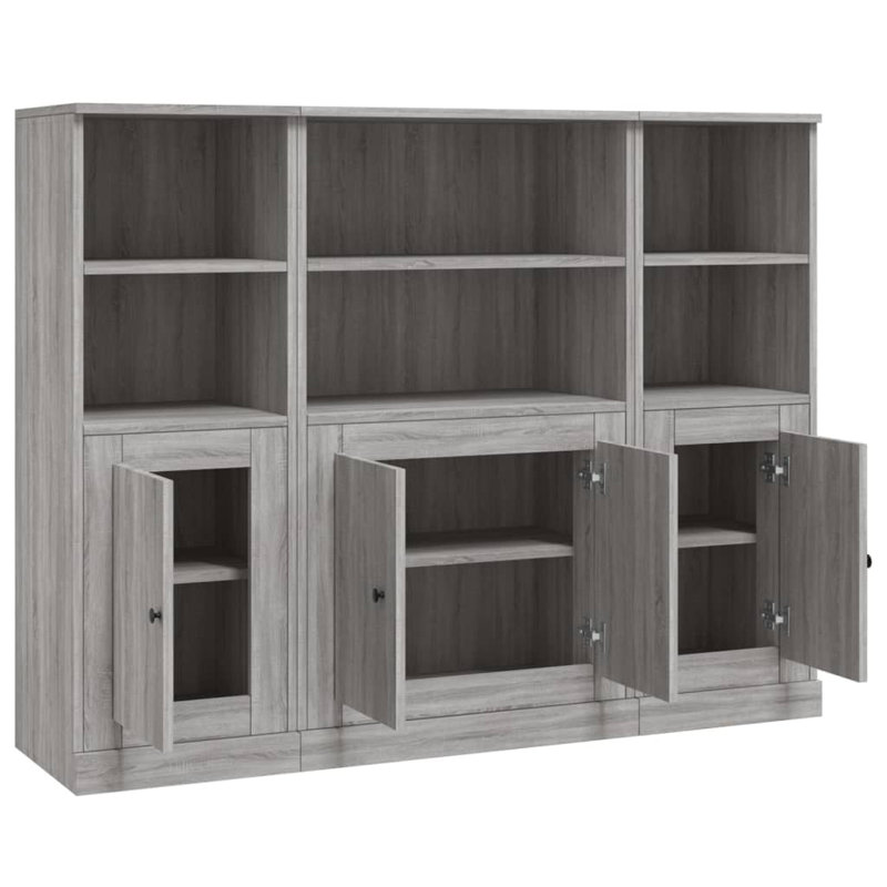Ilgaz 35.5cm Sideboard, Grey Sonoma