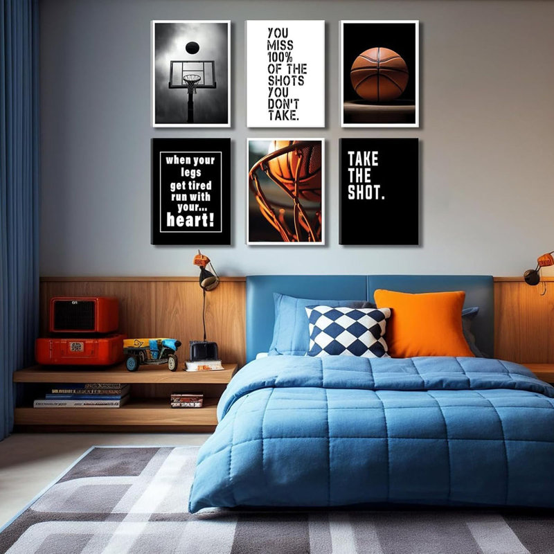 6 Piece Wrapped Canvas Print