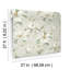 Papier peint blanc Garden Jewels-113866288