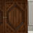 33.6" Retro Wooden Sideboard Buffet Cabinet With Storage, Symmetrical Geometric Accent Display Cabinets, Media Console Credenza For Living Room/Entryway/Dining Room/Kitchen, Walnut-192922667